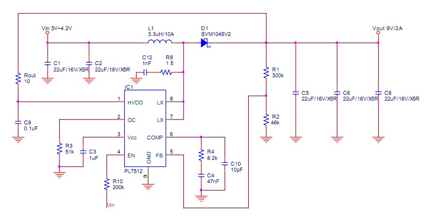 5V升壓8.4V2A，高效率升壓IC，可調(diào)限流